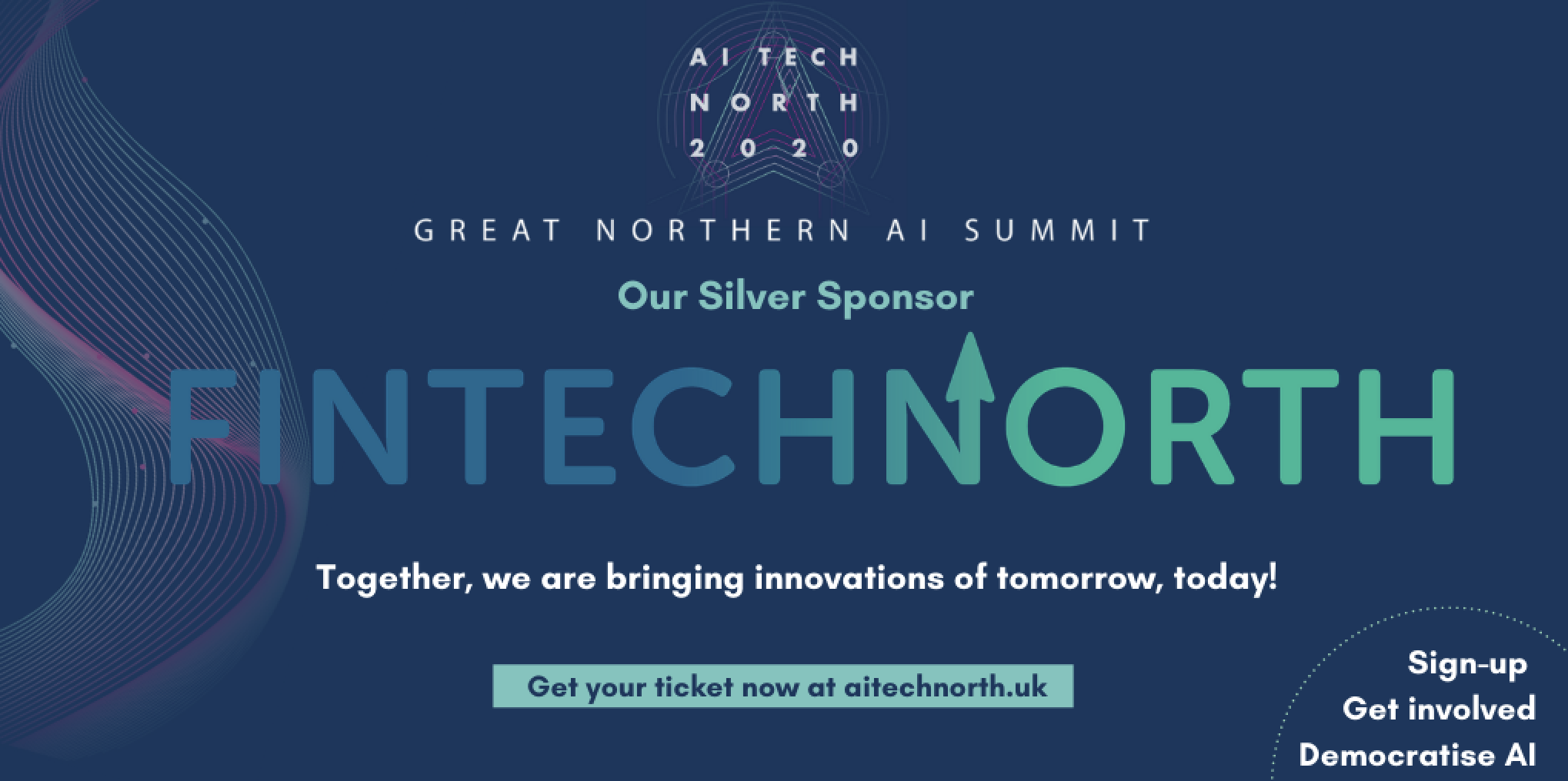 Discount for FinTech North Community at AI Tech North 2020