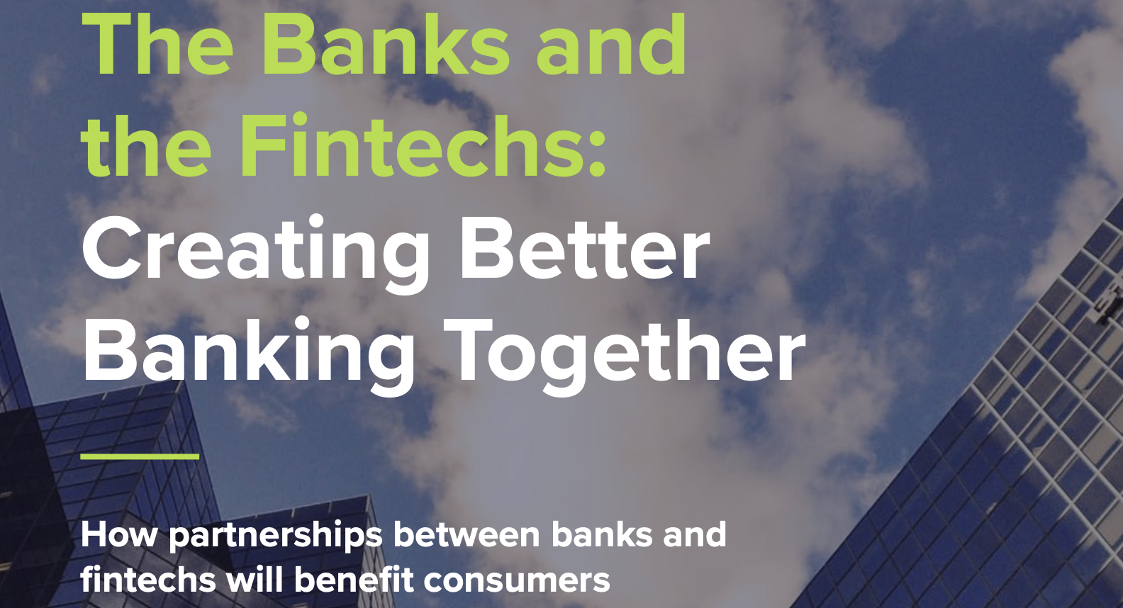 Deeper partnerships between Banks and FinTechs will transform personal finance according to new Monevo report